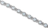 Premium Ladies AB Swarovski Crystal Titanium  Magnetic Bracelet
