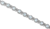 Premium Ladies AB Swarovski Crystal Titanium  Magnetic Bracelet - Medi Safe by Arabesques Jewels