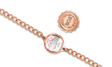 MediSafe by Arabesques Jewels. Waterproof SOS Talisman Bracelet. Stainless Steel. Rose Gold - Medi Safe by Arabesques Jewels 