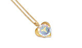 MediSafe by Arabesques. Ladies Heart Stainless Steel SOS Talisman Necklace in Gold - Medi Safe by Arabesques Jewels 