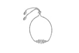 Womens Sterling Silver 925 Dancing Diamond Celtic Heart Bracelet - Medi Safe by Arabesques Jewels 