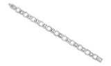 Ladies Premium Magnetic Titanium Equestrian Bracelet in Gold and Silver - Medi Safe by Arabesques Jewels 
