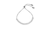 Womens 925 Sterling Silver & CZ Tear Drop Tennis Bracelet in Silver