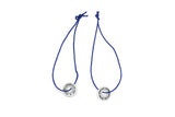 Womens Sterling Silver 925 Dancing Diamond Arabesques Necklace - Medi Safe by Arabesques Jewels 